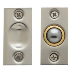 Baldwin 0425150 Jamb Adjustable Ball Catch Satin Nickel Finish