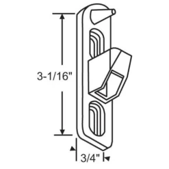 Brixwell 12-249 PATIO DOOR KEEPER PDK 26