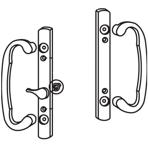 Brixwell 13-245w Patio Door Handle Offset Latch White 1 Brixwell 13-245w Patio Door Handle Offset Latch White
