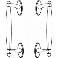 Brixwell 13-646w Patio Door Handle White