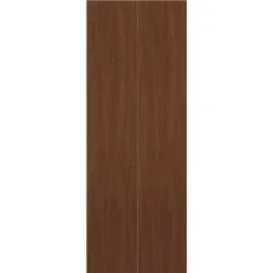 Masonite 0201849240792VVV830010 24 In. X 80 In. Walnut Textured Flush Dark Wood Hollow Core Wood Interior Closet Bi-Fold Door