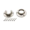 National Hardware S822082 Heavy Duty Closet Flange Set Satin Nickel Finish