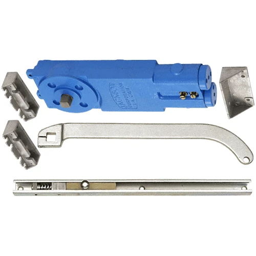 Jackson 21201U62818 Aluminum Adjustable Spring Power Multi Size 105 Hold Open Overhead Concealed Closer With U-Offset Slide-Arm Hardware Package 1 Jackson 21201U62818 Aluminum Adjustable Spring Power Multi Size 105 Hold Open Overhead Concealed Closer With U-Offset Slide-Arm Hardware Package