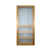 WOOD PRODUCTS MANUFACTURERS 2868HD3BAR-B Wood 3-Bar Screen Door, Charcoal Screen, 32 X 80-In.