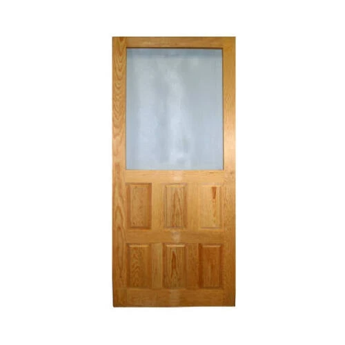 WOOD PRODUCTS MANUFACTURERS 2868RP-B Wood Screen Door, Raised Panel, Charcoal Screen, 32 X 80-In. 1 WOOD PRODUCTS MANUFACTURERS 2868RP-B Wood Screen Door, Raised Panel, Charcoal Screen, 32 X 80-In.