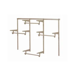 Closet Culture 0300-KITA-6CN Closet Organizer 6 Ft. H X 78" W X 6 Ft. L Steel Brown