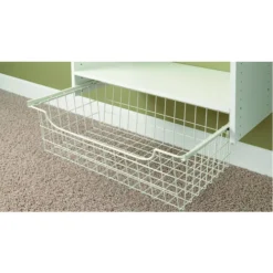 Easy Track 1312 Wire Basket, 14 In OAL, 24 In OAW, Steel, Powder-Coated