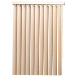Designer's Touch NM7148VTW 3.5 In. PVC Vertical Blinds White - 71 In. W X 48 In. L