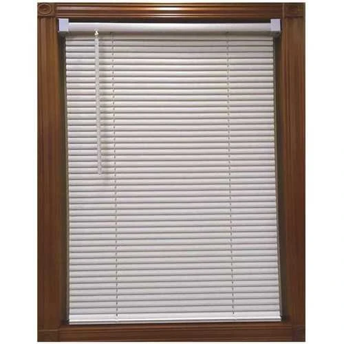 Designer's Touch 201809128 Alabaster Cordless Light Filtering Vinyl Blind With 1 In. Slats 59 In. W X 36 In. L 1 Designer's Touch 201809128 Alabaster Cordless Light Filtering Vinyl Blind With 1 In. Slats 59 In. W X 36 In. L