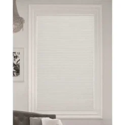 National Brand Alternative 2G001-4872 Simply Cut-to-Size White Cordless Blackout Single Cell Polyester Cellular Shade 72 In. W X 48 In. L