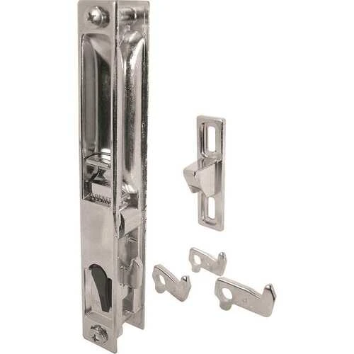 Prime-Line MP1045 6-5/8 In. Diecast, Chrome, Door Handle & Pull, Hook Style, Flush Mount, Sliding Patio Door Lock 1 Prime-Line MP1045 6-5/8 In. Diecast, Chrome, Door Handle & Pull, Hook Style, Flush Mount, Sliding Patio Door Lock