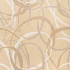 Fabtex CC-TW08-09084-M Twirl Pattern Privacy Curtain Sun, 108 In. W X 84 In. H