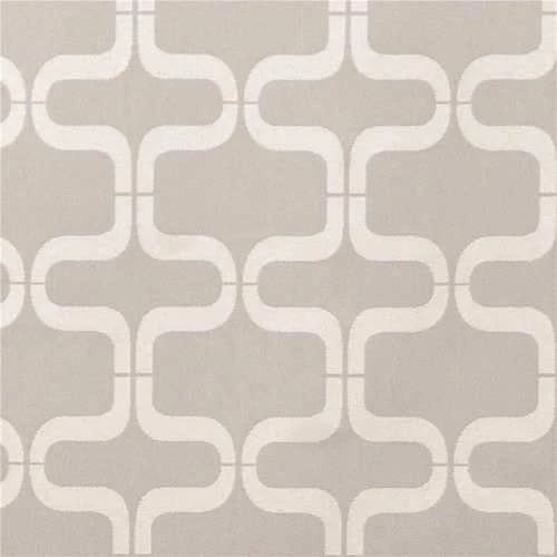 Fabtex CC-ST01-12084-M 144 In. W X 84 In. H Links Pattern Privacy Curtain In Platinum 1 Fabtex CC-ST01-12084-M 144 In. W X 84 In. H Links Pattern Privacy Curtain In Platinum