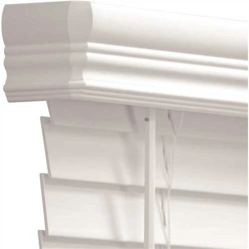 Nien Made 10793478532926 Pre-Cut 30 In. W X 48 In. L White Cordless Room Darkening Faux Wood Blinds With 2 In. Slats 1 Nien Made 10793478532926 Pre-Cut 30 In. W X 48 In. L White Cordless Room Darkening Faux Wood Blinds With 2 In. Slats