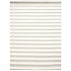 Designer's Touch 10793478522941 Alabaster Cordless Room Darkening 1 In. Aluminum Mini Blind - 53 In. W X 60 In. L