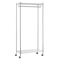 Honey-Can-Do GAR-01120 Garment Rack 73" H X 18" W X 36" L Steel Silver