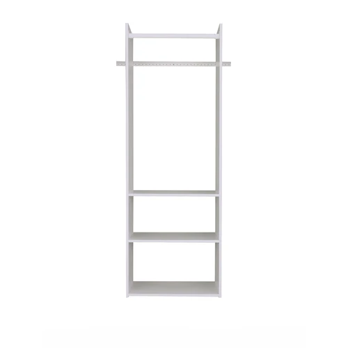 Easy Track RV1472-CGON Hanging Tower Closet Kit 72" H X 25.1" W X 14" L Wood Laminate Weathered Gray 1 Easy Track RV1472-CGON Hanging Tower Closet Kit 72" H X 25.1" W X 14" L Wood Laminate Weathered Gray