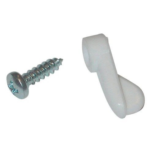 Barton Kramer 614C Screen Clip White Nylon White 1 Barton Kramer 614C Screen Clip White Nylon White