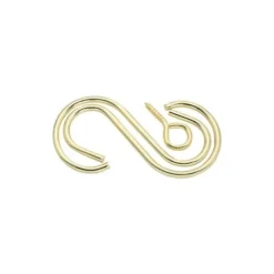 National Hardware N275123 V2665 3-1/2" Extension Hook Kit Brass Finish