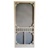 Screen Tight WCOL36 Screen Door, 36 In W, 80 In H, Light Brown