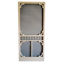 Screen Tight WCOL36 Screen Door, 36 In W, 80 In H, Light Brown