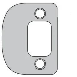 Kwikset 85303-15 Deadbolt Strike, Satin Nickel