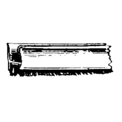 Brixwell 90-491w 42in SILL EXPANDER WHITE 25 Lengths Per Carton