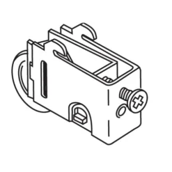 Brixwell 900-10098a Patio Door Roller Assembly 1-1/4 Steel Wheel