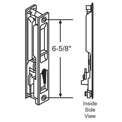 Brixwell 900-21019w Patio Door Handle Set White With Keeper And S Cam Pdh 12 Wh 1 Brixwell 900-21019w Patio Door Handle Set White With Keeper And S Cam Pdh 12 Wh