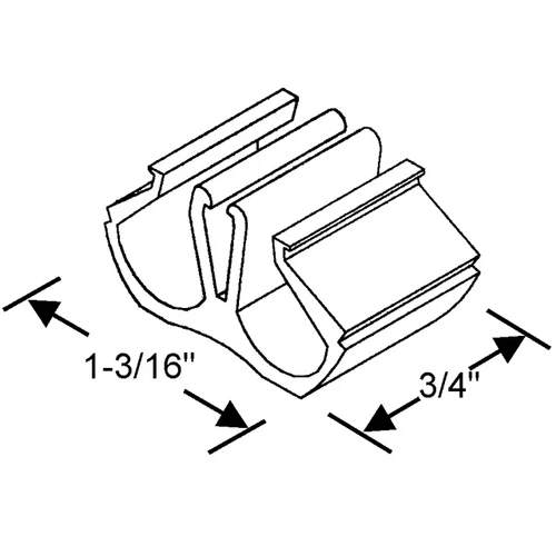 Brixwell 90-572 Double Flush Ii Glazing Clip 1 Brixwell 90-572 Double Flush Ii Glazing Clip