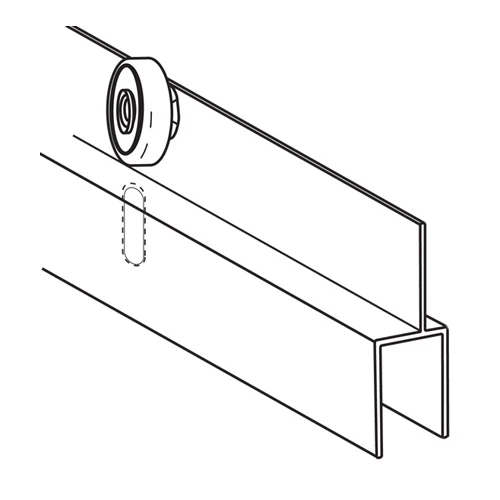 Brixwell 90M-637w 30in Top Hung Adapter White For 997-999 995M-999998M-999 5/8in Panel Width 1 Brixwell 90M-637w 30in Top Hung Adapter White For 997-999 995M-999998M-999 5/8in Panel Width