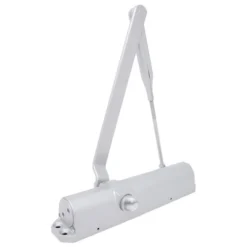BEST SL6014 LA 689 Grade 1 Surface Door Closer, Adjustable Size 1-6, Less Arm, Aluminum Painted Finish, Non-handed Aluminum Painted