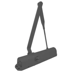 BEST SL6014 SISH 693 Grade 1 Surface Door Closer, Adjustable Size 1-6, Heavy Duty Regular/Top Jamb Arm With Hold Open And Compression Stop, Push Or Pull Side, Black Painted Finish, Non-handed Black Painted