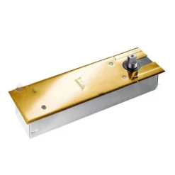 DORMA BTS80G-6-80010-LH-605 Dorma FLOOR CONC. CLOSER X LH, Bright Polished Brass