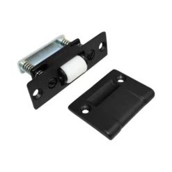 Pamex DD0551BL Heavy Duty Roller Catch With Full Lip Strike Matte Black Finish