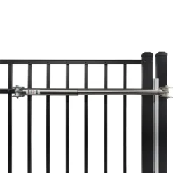 Lockey TB600SS Hydraulic Gate Closer For Gates 150-250 Lbs Silver / Stainless Steel