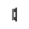 CRL V318SET Black Plastic Mortise - Style Handle Set 3-15/16" Screw Holes