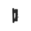 CRL V320 Black Plastic Hook - Style Surface Mount Handle 4-15/16" Screw Holes